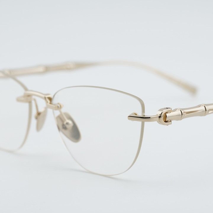 Gucci Gucci GG2063S 006 Sunglasses Shiny Endura Gold Cat Eye Frame Size ONE SIZE - 8 Thumbnail