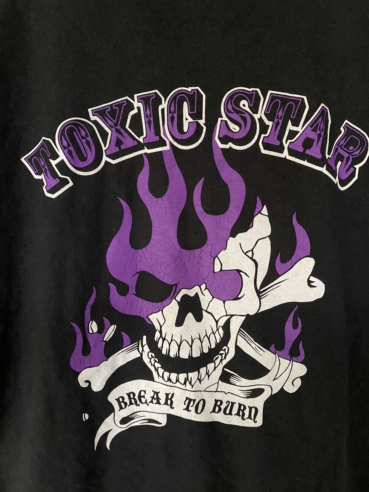 Hysteric Glamour × Japanese Brand Vtg Toxic Star Japan Skull fire flame break to burn Size US S / EU 44-46 / 1 - 3 Thumbnail