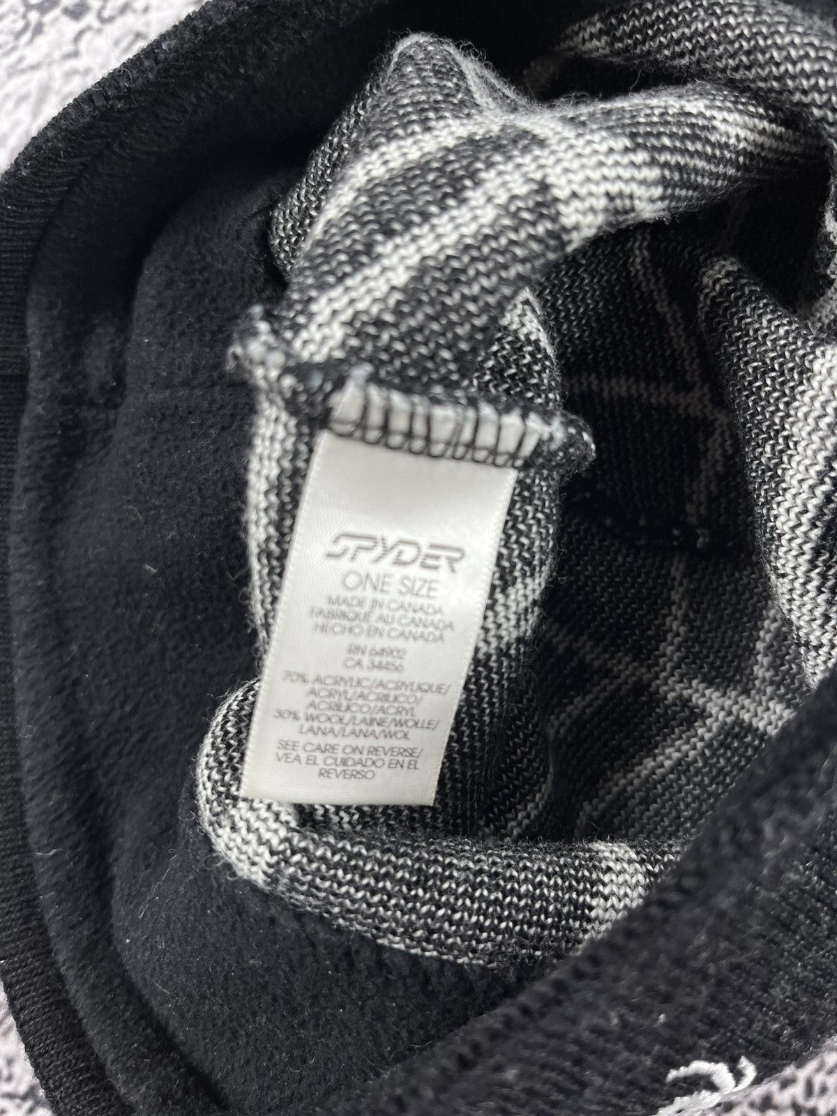 Spyder Vintage Y2K spider spiderweb beanie winter hat opium Size ONE SIZE - 3 Thumbnail