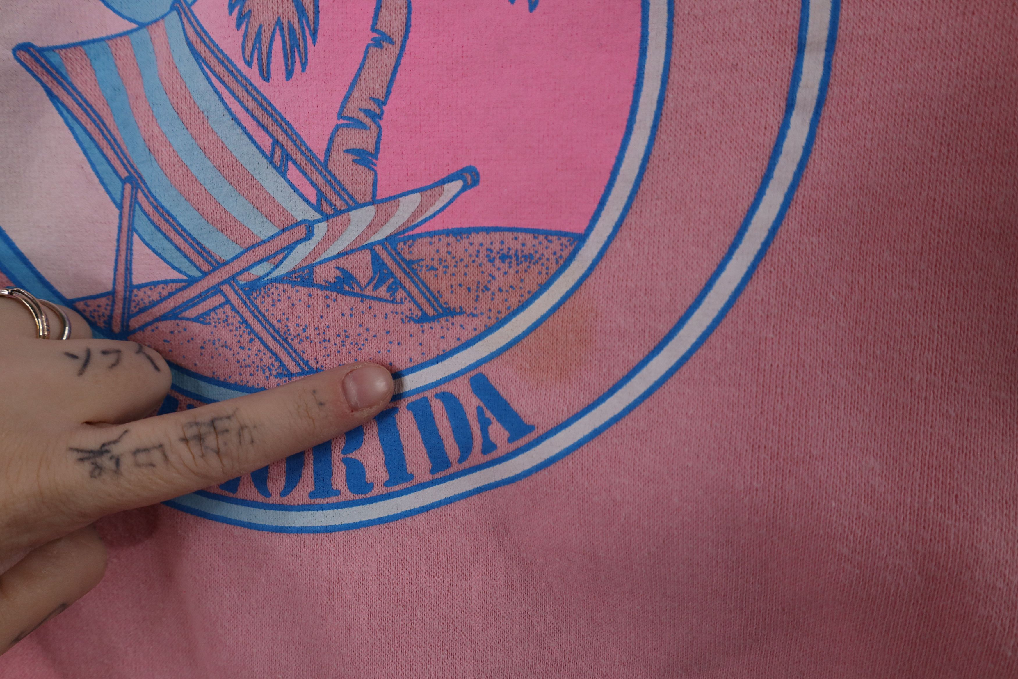 Vintage Vintage 70s Streetwear Ft Lauderdale Florida Sweatshirt USA Size L / US 10 / IT 46 - 5 Thumbnail