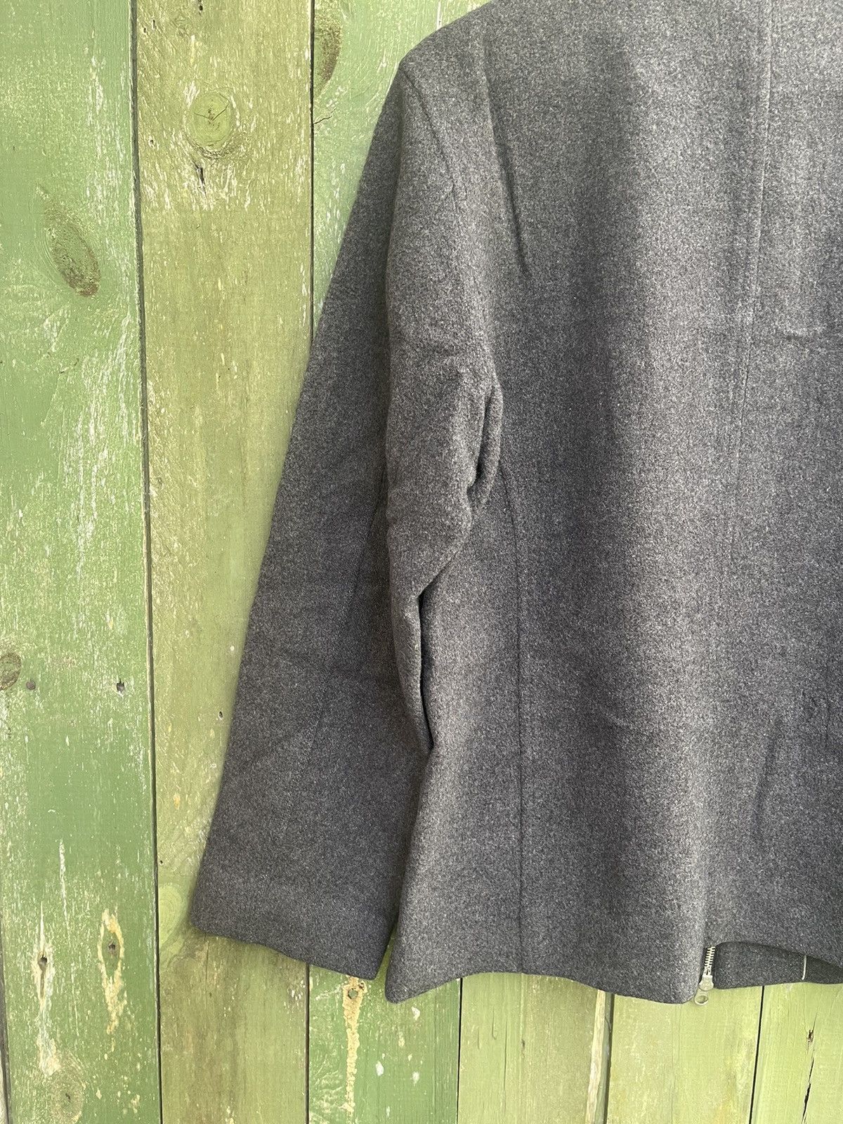 Designer × Japanese Brand Lautréamont Men Charcoal Wool Zip Jacket Size US M / EU 48-50 / 2 - 7 Thumbnail