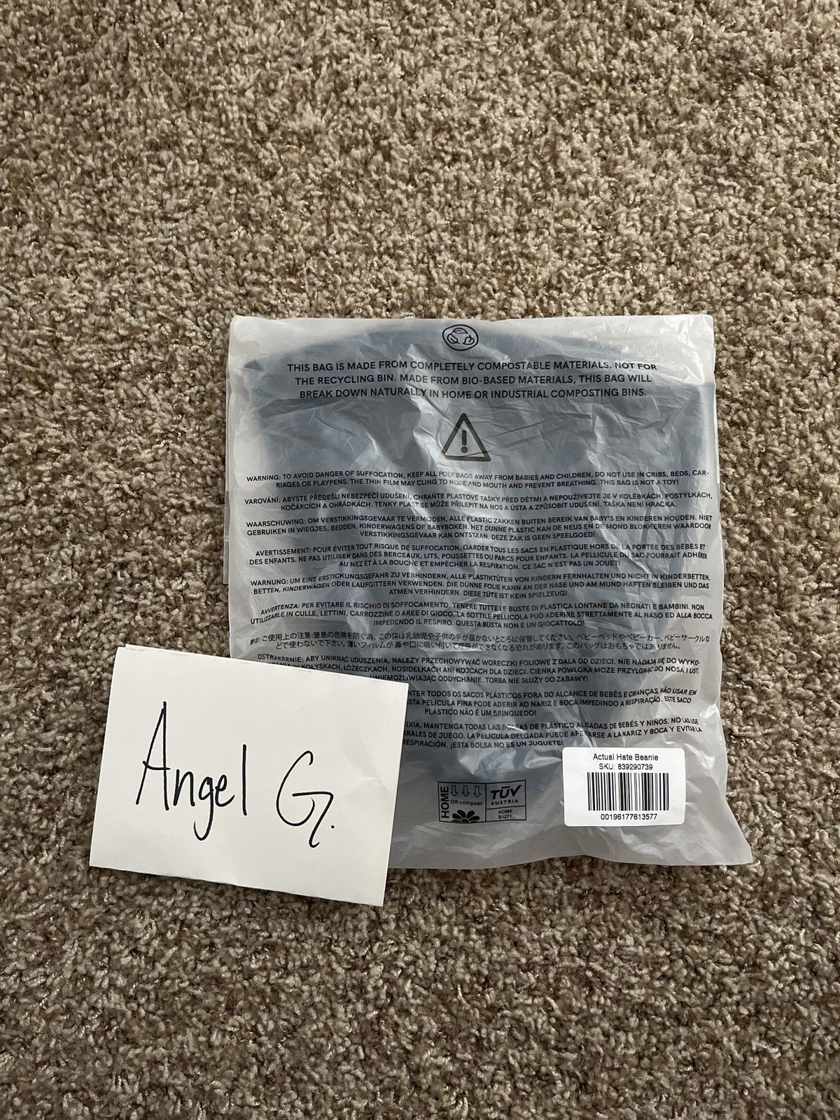 Ken Carson Ken Carson x Actual Hate Beanie Size ONE SIZE - 1 Preview