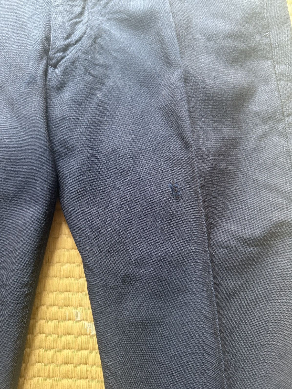 Other Japanese Vintage Navy Wool Slacks Three Stars Tex Mitsuboshi Size US 32 / EU 48 - 5 Thumbnail