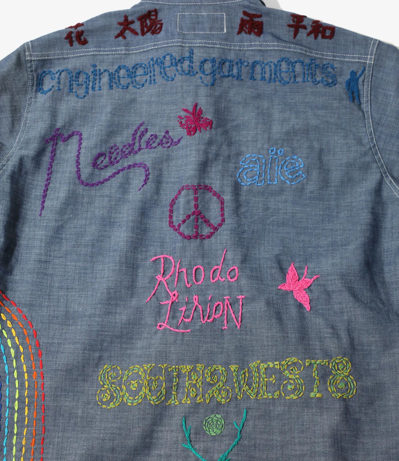 Needles NEPENTHES X OTAKARA NYC - Work Shirt - Chambray NEEDLES Size US M / EU 48-50 / 2 - 3 Thumbnail