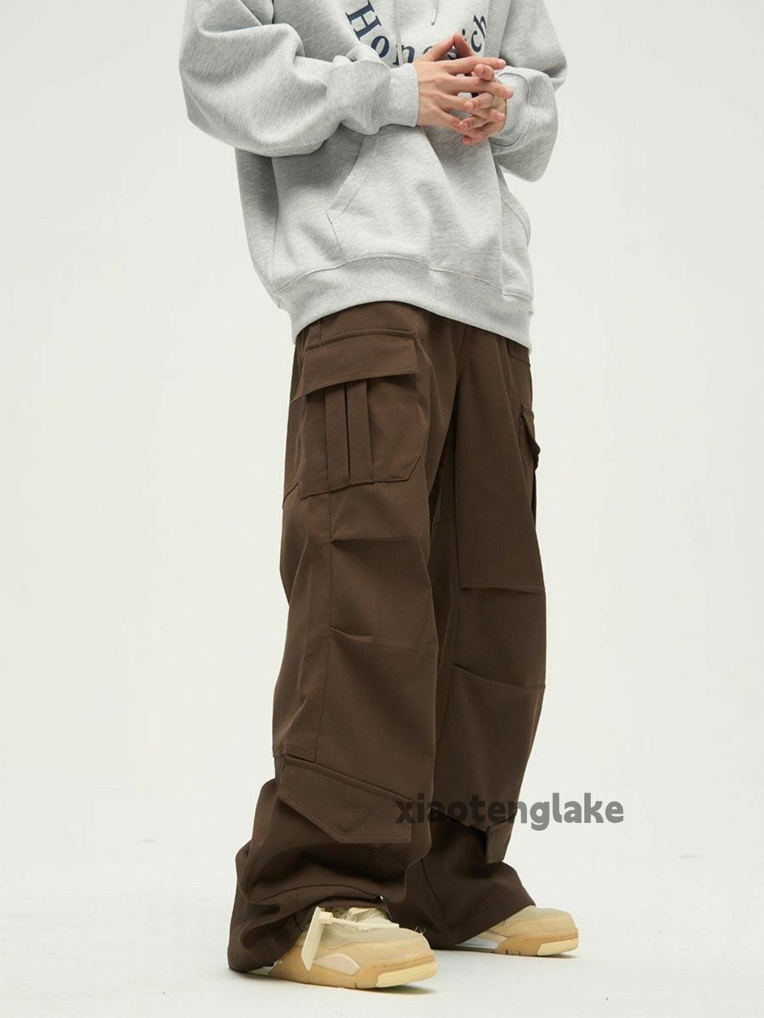 Designer × Japanese Brand × Vintage utility military loose baggy skate hiphop cargo pants Size US 32 / EU 48 - 3 Thumbnail