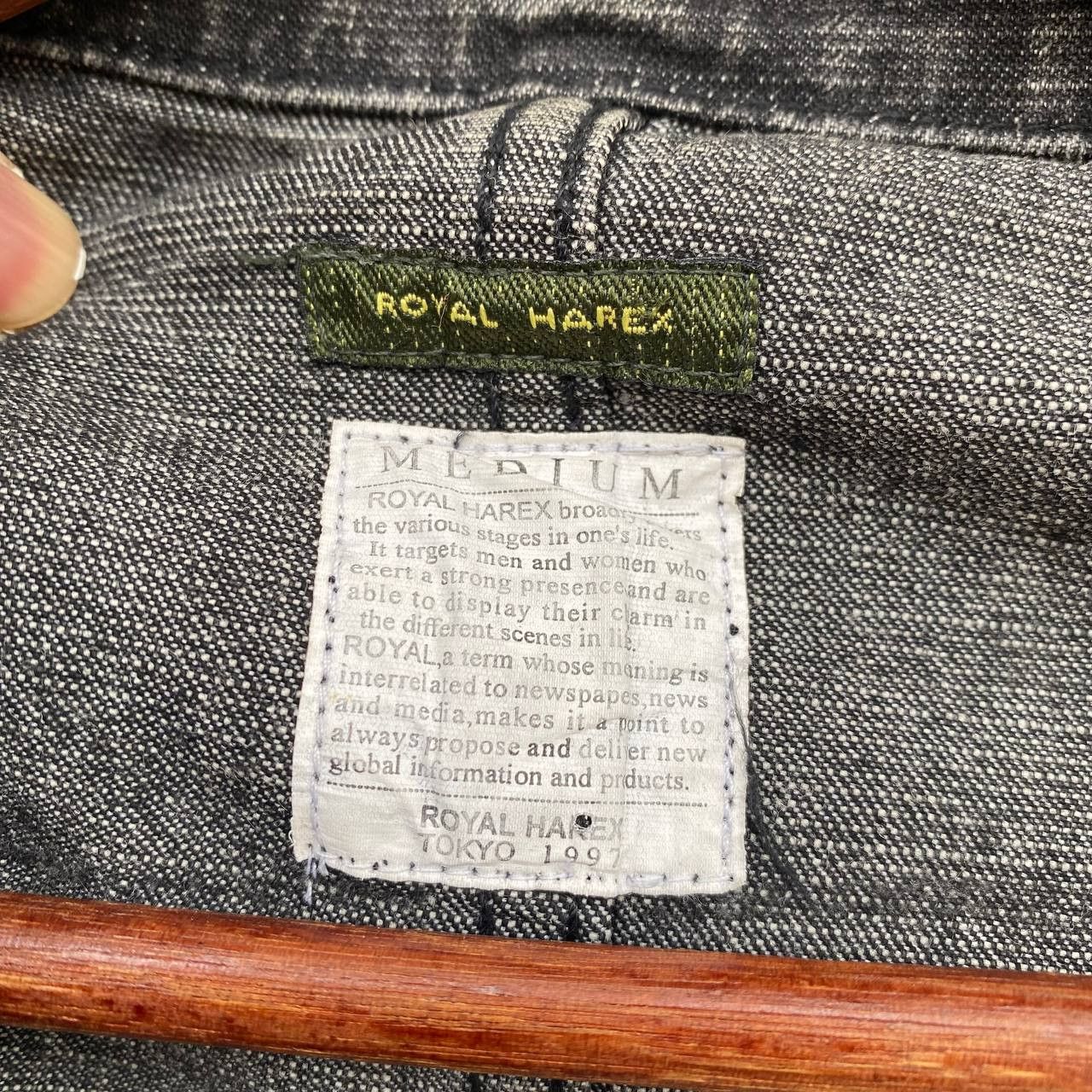 Japanese Brand VINTAGE ROYAL HAREX AW1997 TOKYO DENIM CHORE JACKET VINTAGE Size US M / EU 48-50 / 2 - 13 Thumbnail