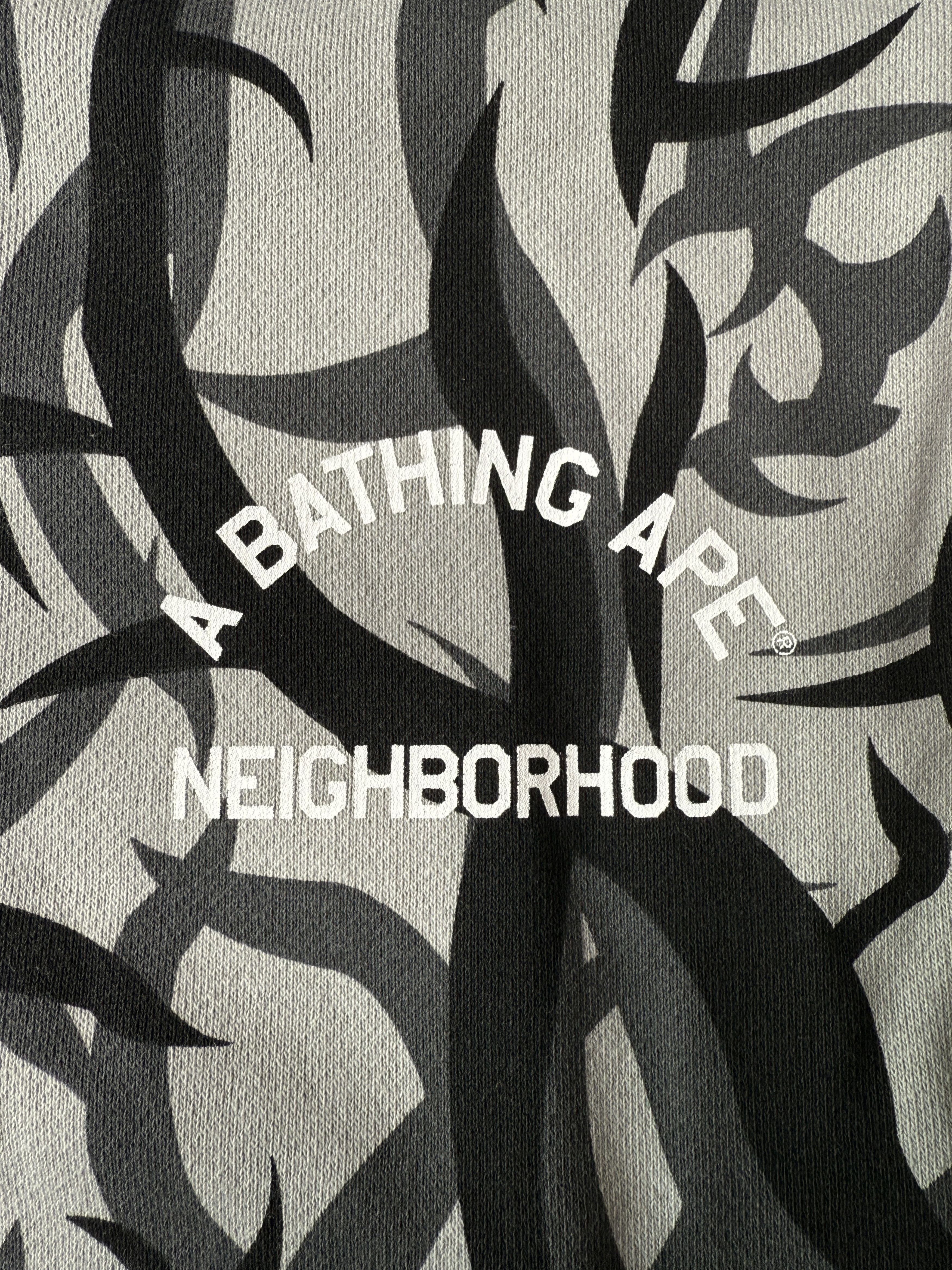 Bape × Neighborhood BAPE X NBHD TRIAL CAMO TWO FACE HALF ZIP PULLOVER HOODIE Size US M / EU 48-50 / 2 - 9 Thumbnail