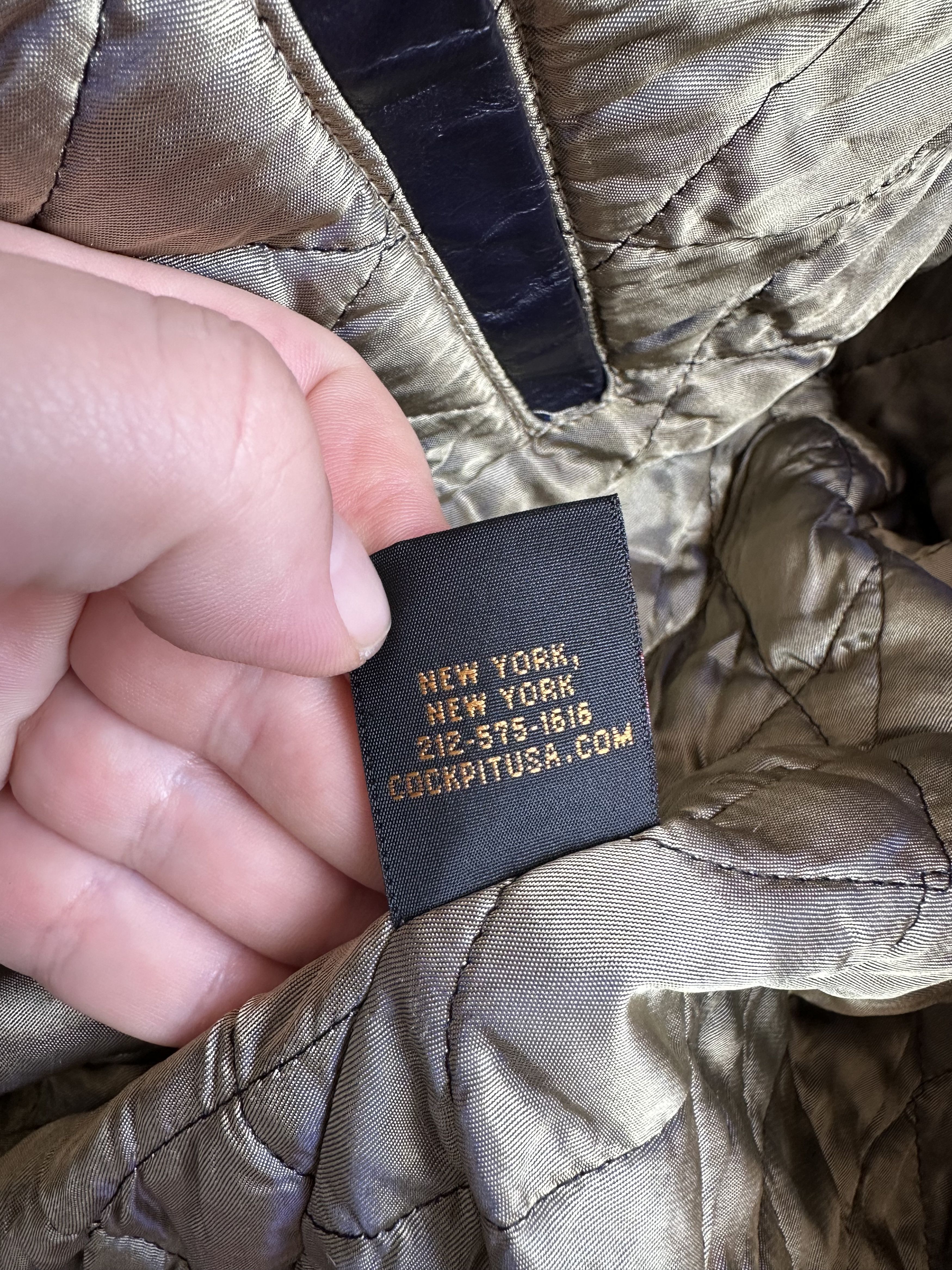 Cockpit USA special edition leather award jacket Size US L / EU 52-54 / 3 - 10 Thumbnail