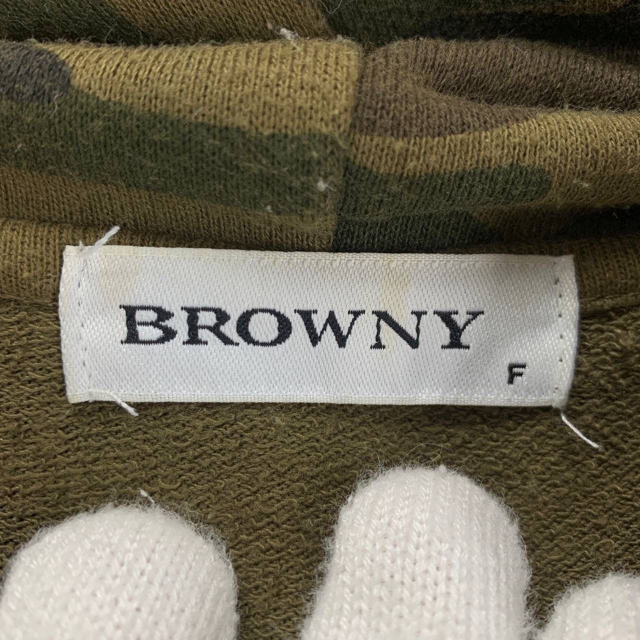 Japanese Brand BROWNY Rumble And Order Camouflage Hoodie #2397-12 Size US S / EU 44-46 / 1 - 5 Thumbnail