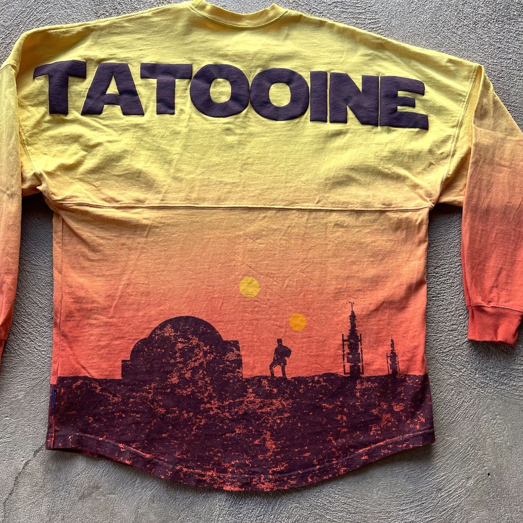 Disney Disney Star Wars Shirt Mens Small Yellow Spirit Jersey Luke Skywalker Tatooine Crew Neck Cotton Jersey 90s Theme Stars Movie Classicts Short? Size US S / EU 44-46 / 1 - 3 Thumbnail