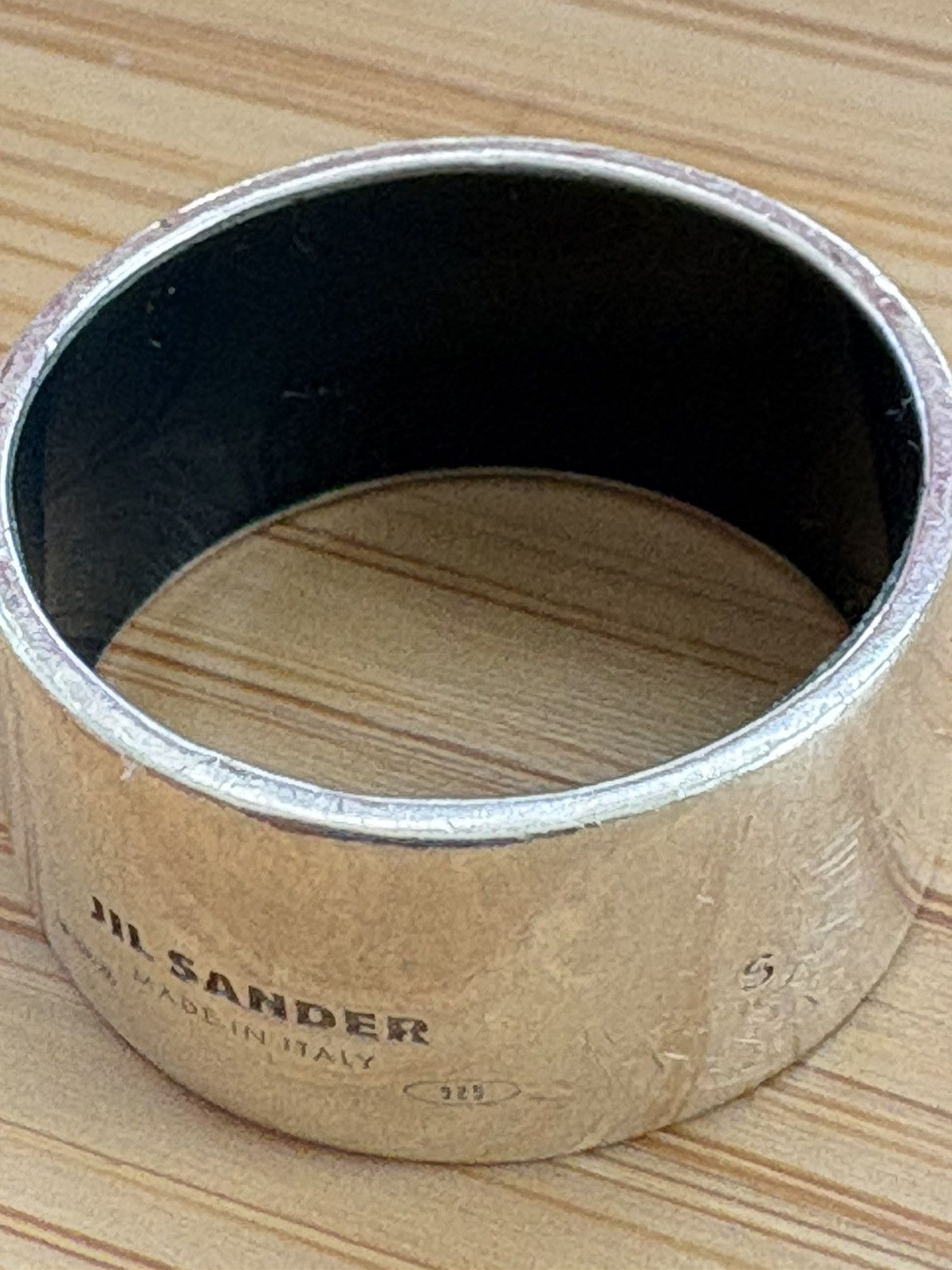 Jil Sander Jil Sander Silver x Green Light Ring Size ONE SIZE - 2 Thumbnail