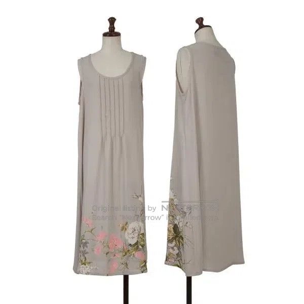 Comme des Garcons Comme Des Garcons size F Gray vintage floral dress Size XS / US 0-2 / IT 36-38 - 1 Thumbnail