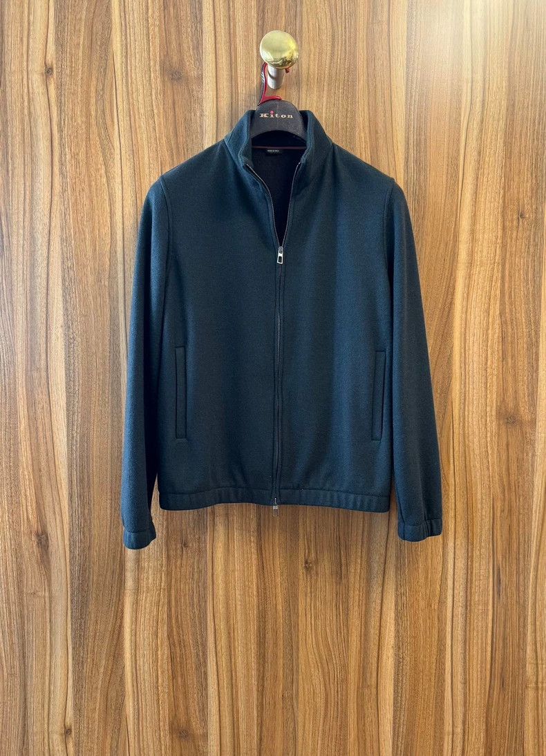 Loro Piana LORO PIANA Men's knitted bomber jacket Size US M / EU 48-50 / 2 - 1 Thumbnail