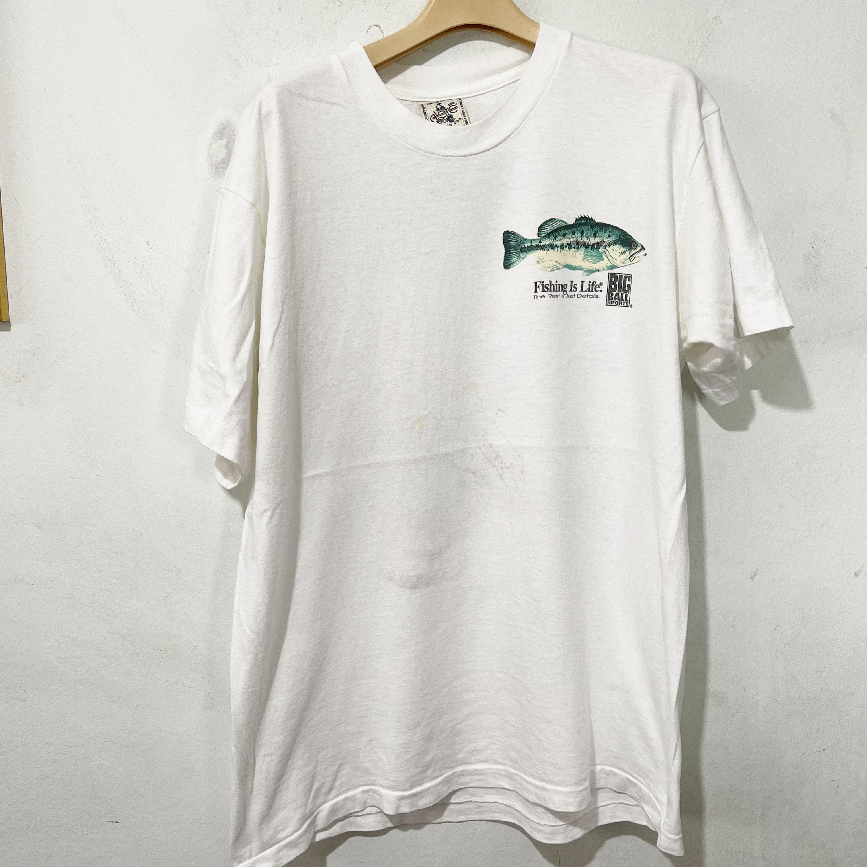 Vintage Vintage "Get Reel Go Fish" Tee Size US L / EU 52-54 / 3 - 4 Thumbnail