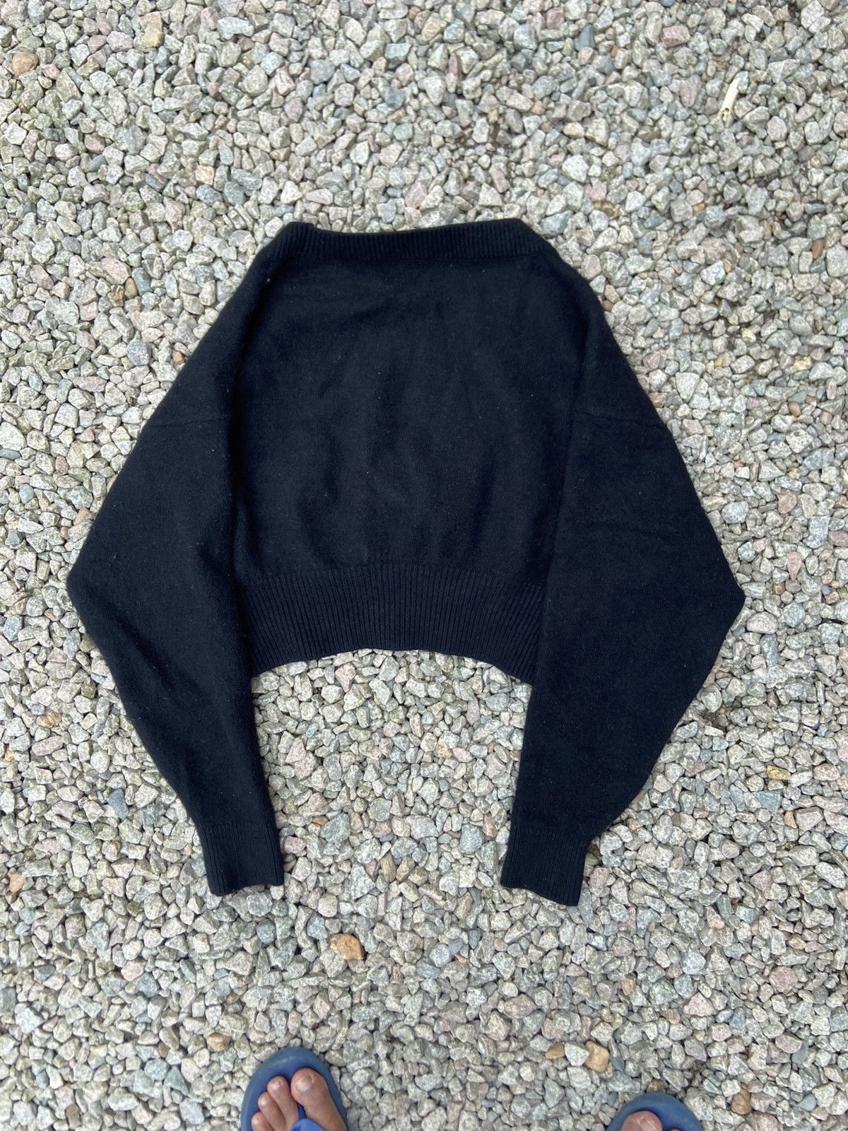 Alexander Wang × T by Alexander Wang alexander wang knit crop top v neck Size M / US 6-8 / IT 42-44 - 7 Thumbnail