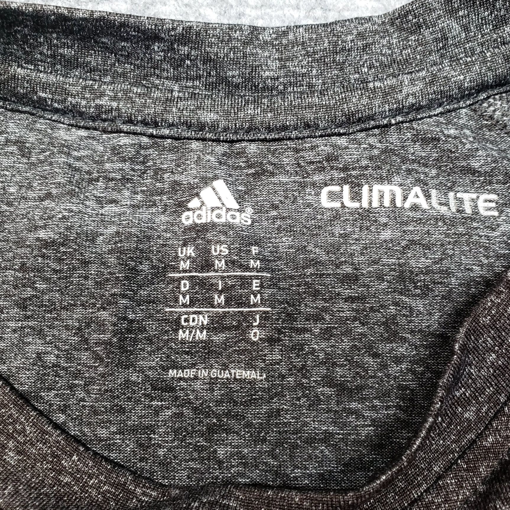 Adidas Adidas T-Shirt Mens M Gray Graphic Print Crew Neck Short Sleeve Climalite Vintage No Size US M / EU 48-50 / 2 - 3 Thumbnail