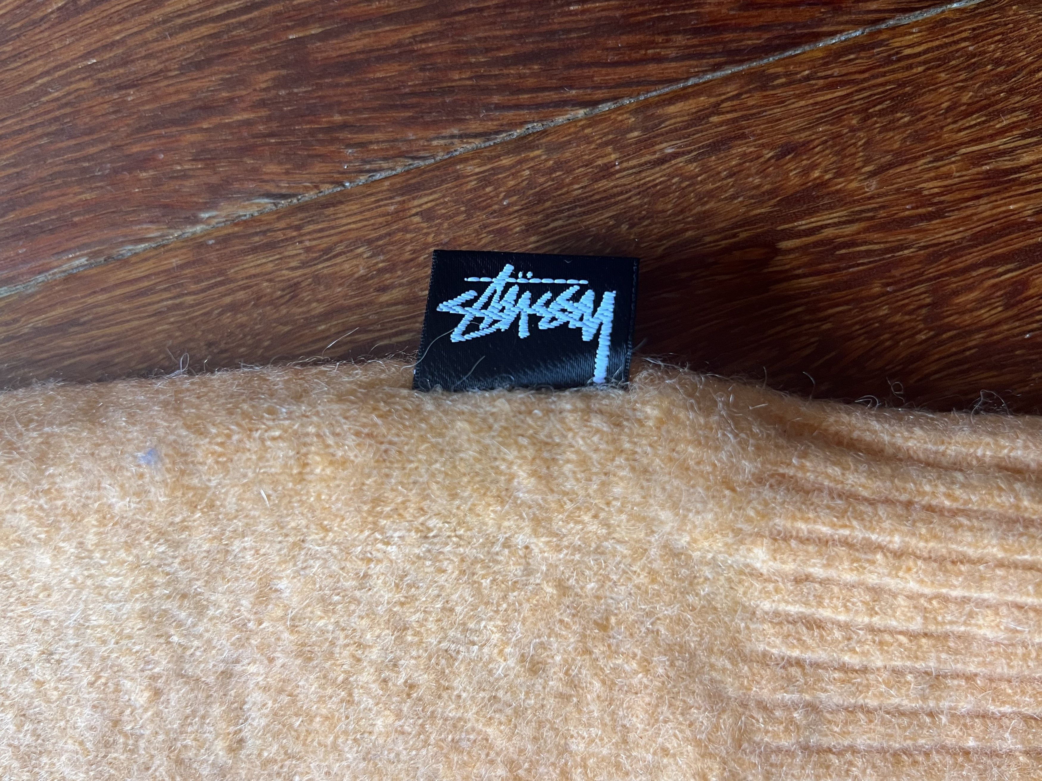 Stussy 💚 Stussy Brushed Cardigan Peach Medium NEW Size US M / EU 48-50 / 2 - 6 Thumbnail