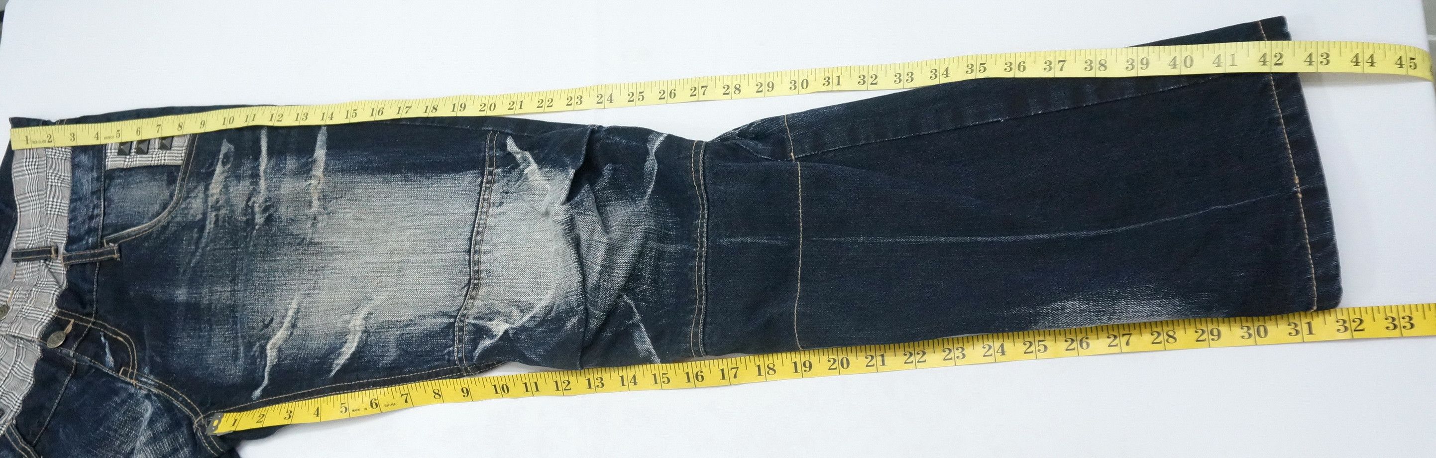If Six Was Nine × PPFM × Tornado Mart PPFM Peyton Place Double Waist Distressed Roll Up Jeans Size US 29 - 8 Thumbnail