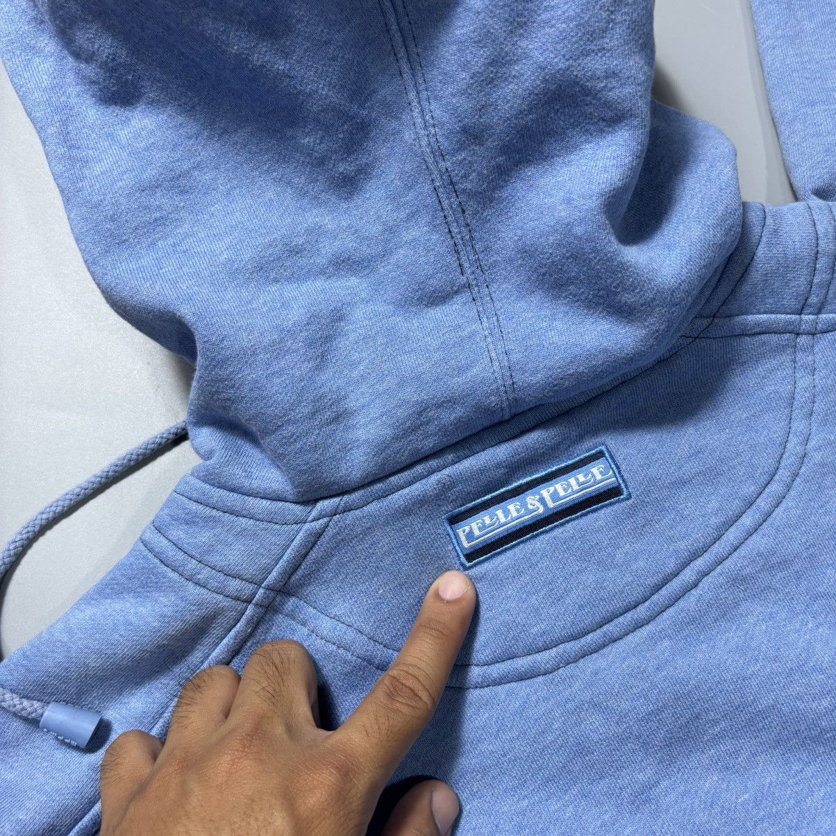 Pelle Pelle vintage Y2k Pelle Pelle full-zip hoodie in a light blue Size US L / EU 52-54 / 3 - 9 Thumbnail