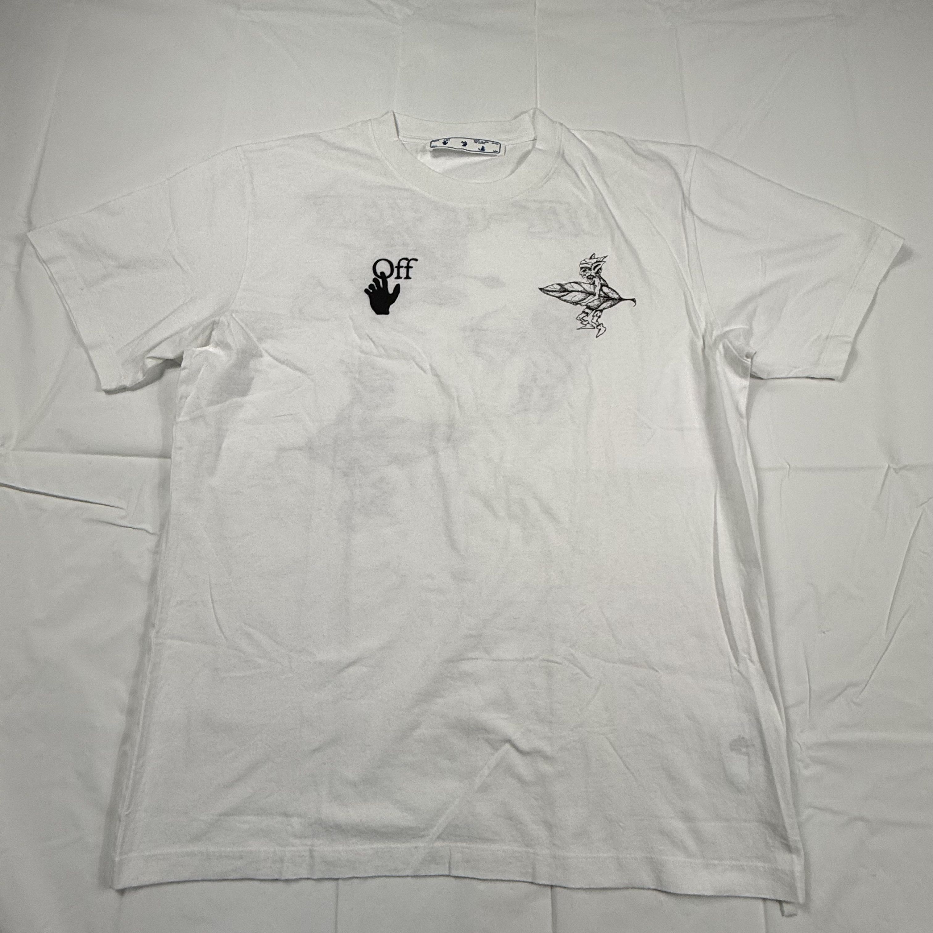 Off-White Off-White Elf Goblin Graphic T-Shirt White OMAA027R21JER014 Size US XXL / EU 58 / 5 - 1 Thumbnail