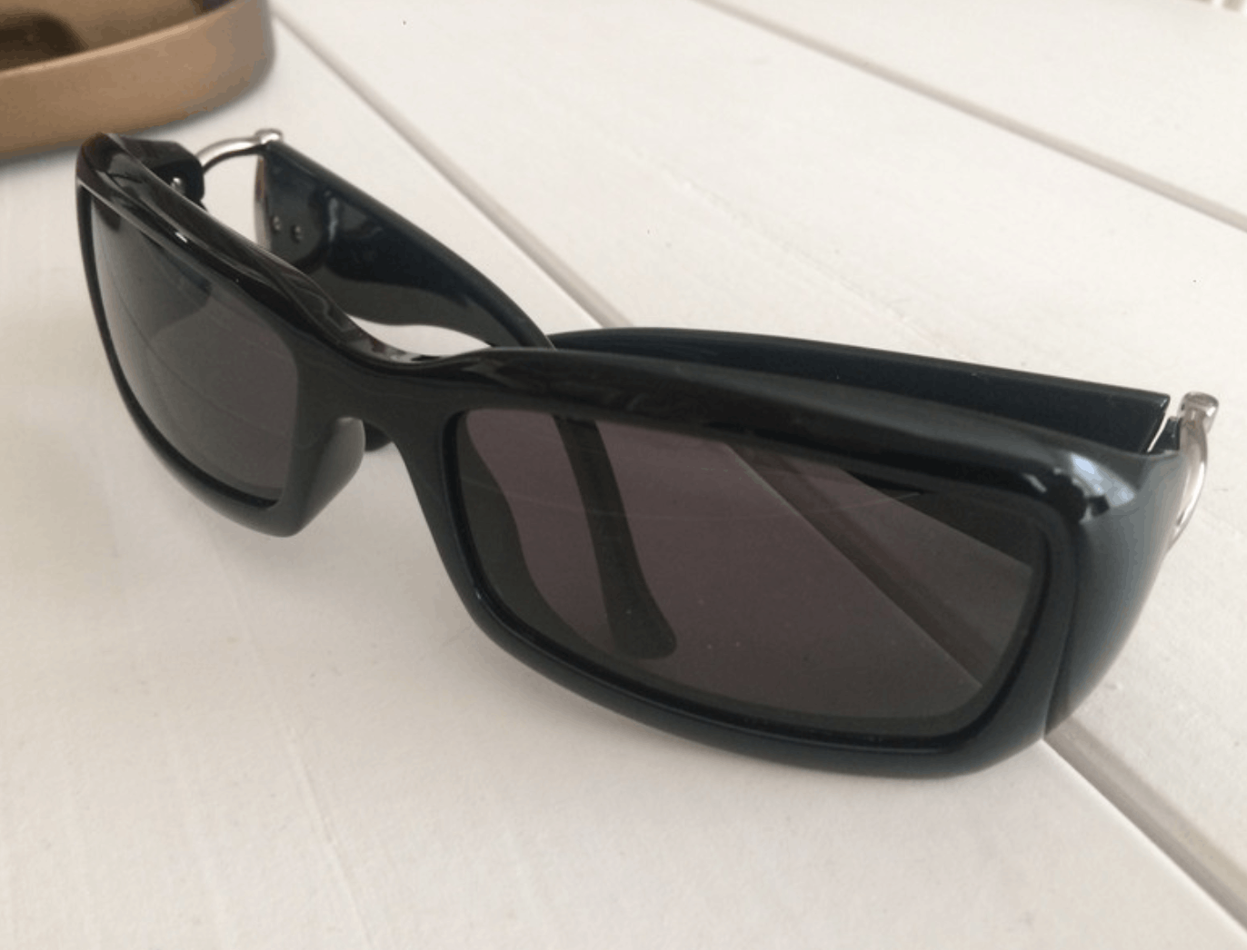 Gucci GUCCI Sunglasses Shield Rimless 90s Wrap Oval Vintage Size ONE SIZE - 3 Thumbnail