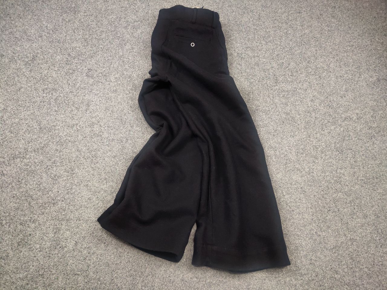 Vintage Vintage 60s Trouser Serge Fly Front Army Wool Military Pants Size US 29 - 2 Thumbnail