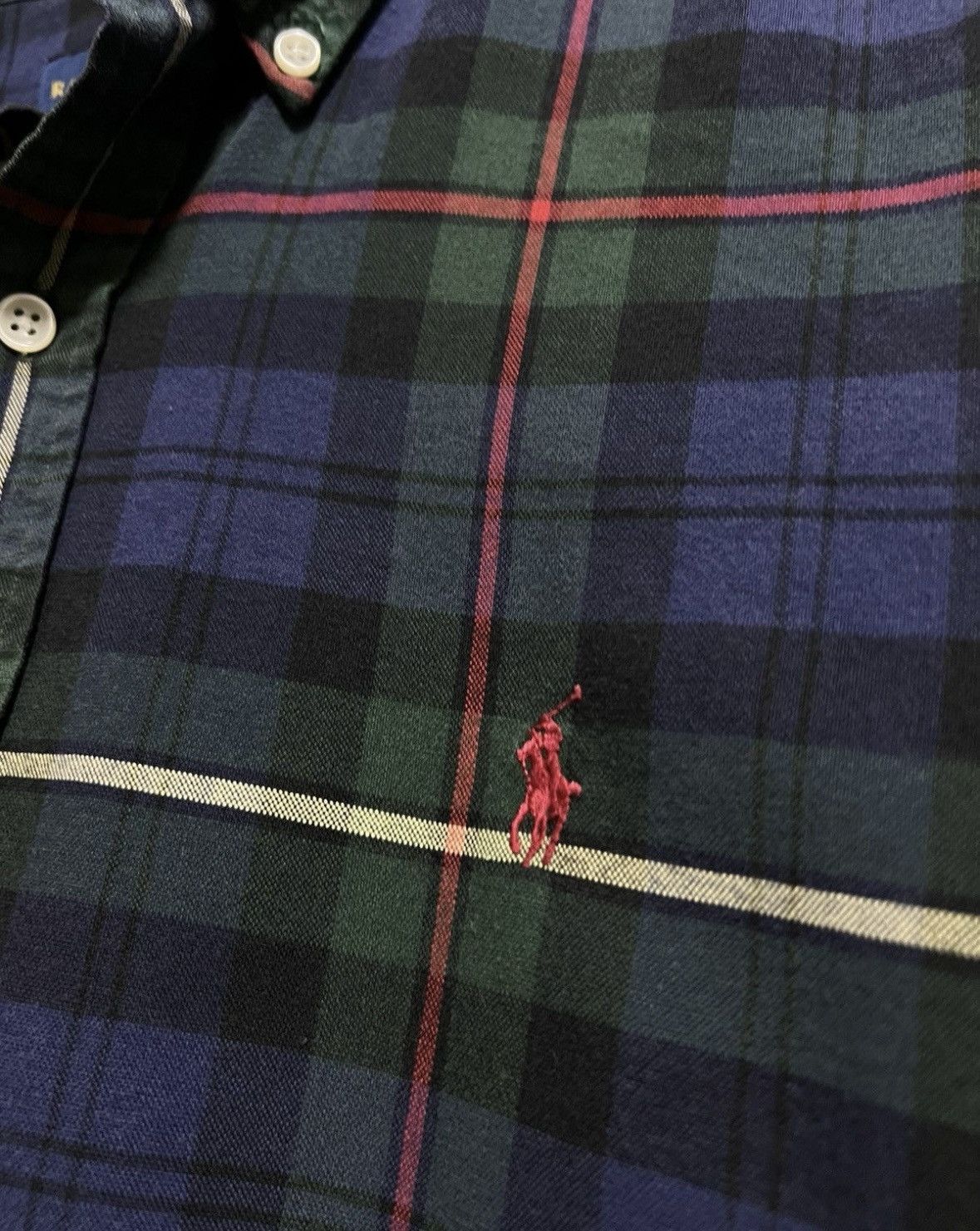 Polo Ralph Lauren RARE RALPH LAUREN LABEL SHIRT BUTTON UP MULTICOLOR Size US M / EU 48-50 / 2 - 6 Thumbnail