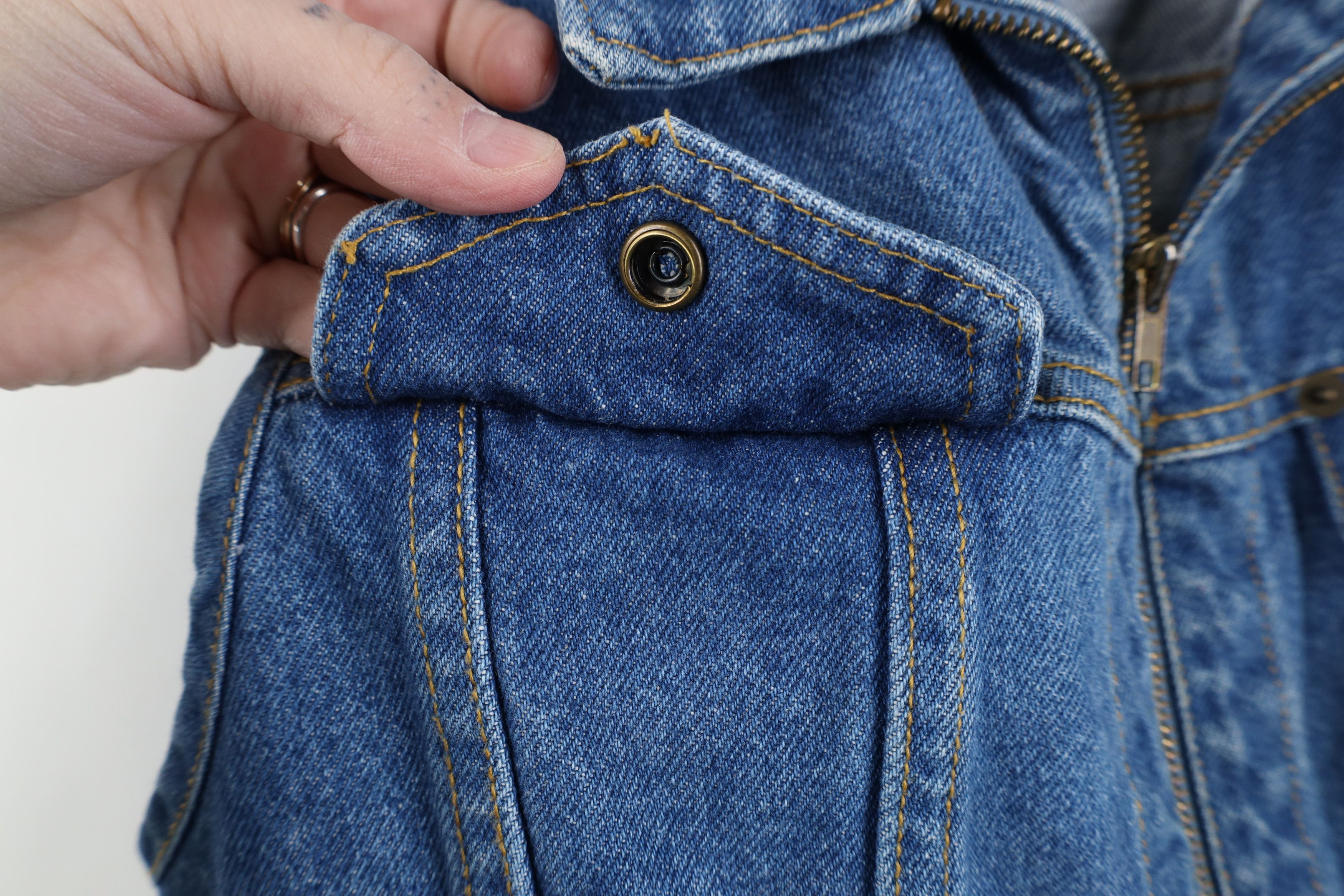 Vintage Vintage 90s Y2K The Limited Bella Zip Denim Vest Jacket USA Size S / US 4 / IT 40 - 5 Thumbnail