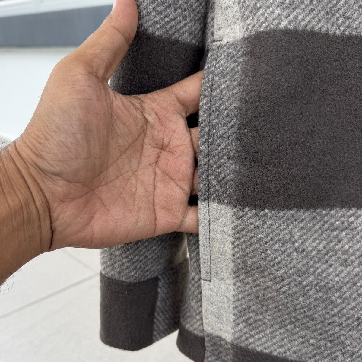 Uniqlo Uniqlo Heavy Wool Flannel Overshirt Buffalo Check Jacket Size US L / EU 52-54 / 3 - 7 Thumbnail