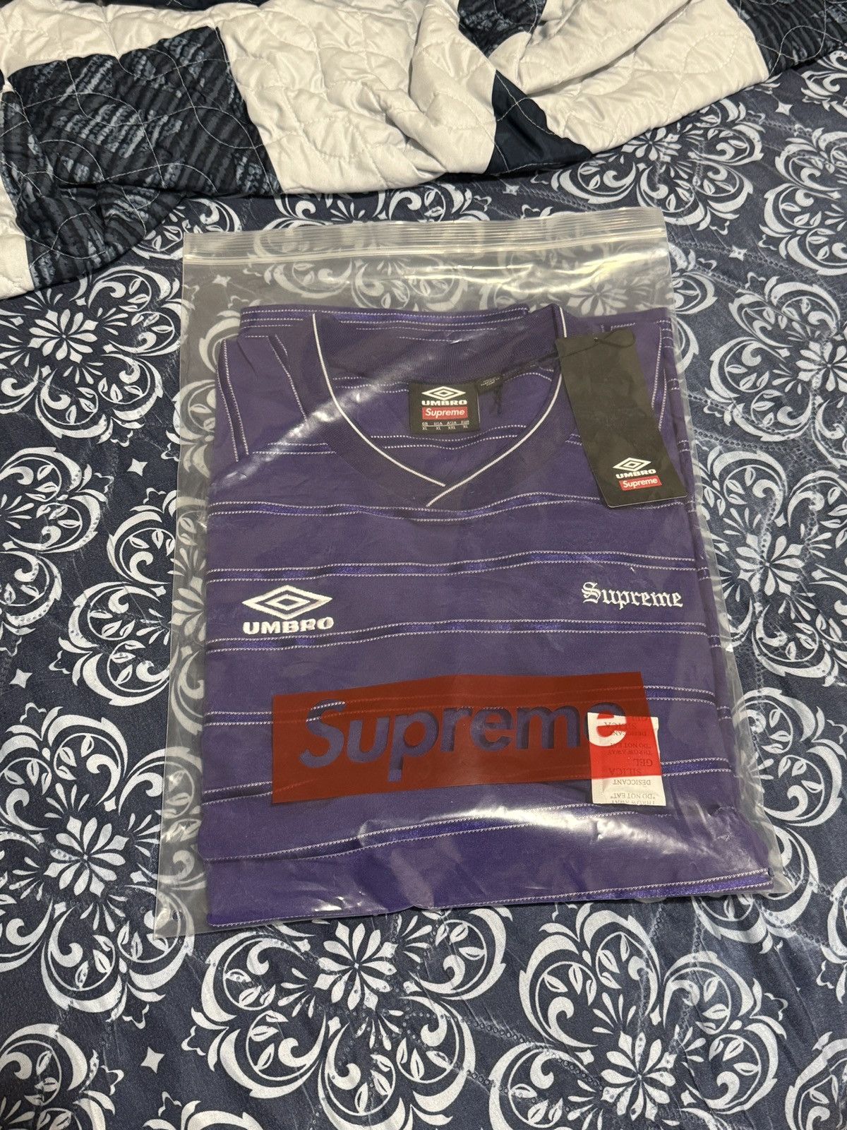 Supreme Umbro Stripe Soccer Jersey