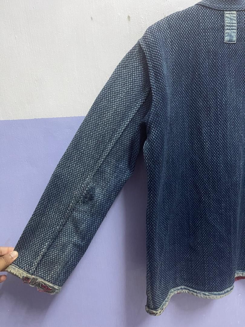 Blue Blue Japan BLUE BLUE JAPAN Honai Pure Indigo Sashiko Oriental Jacket Size US M / EU 48-50 / 2 - 13 Thumbnail