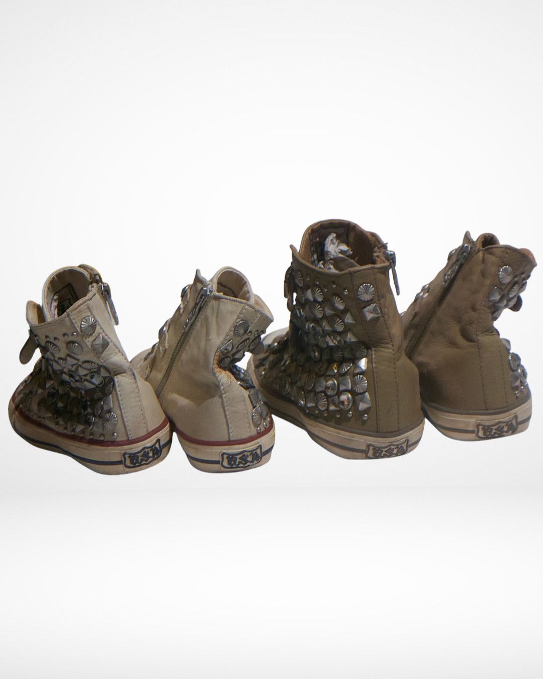 ASH ASH Studded Couple Zip Trainers Set Size US 7 / EU 40 - 3 Thumbnail