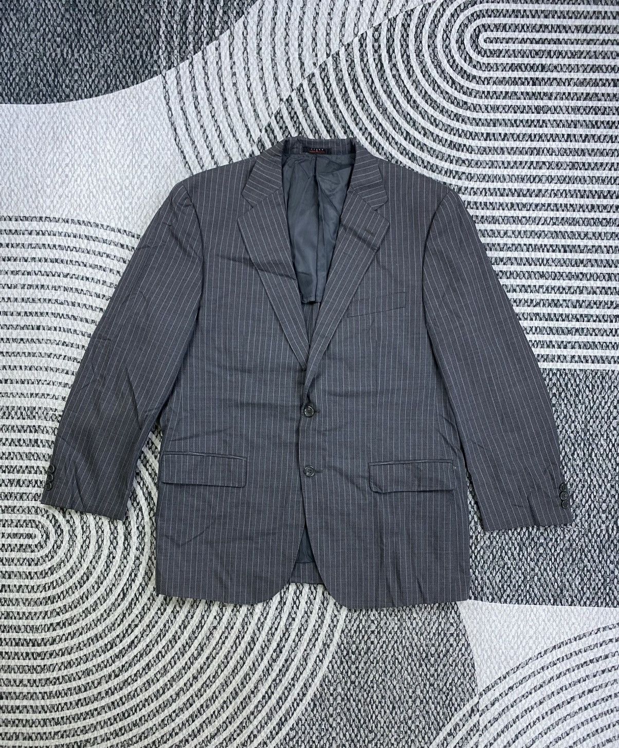 Kansai Yamamoto Vintage Sissy By Kansai Yamamoto Striped Suit Blazer Jacket Size US M / EU 48-50 / 2 - 1 Thumbnail