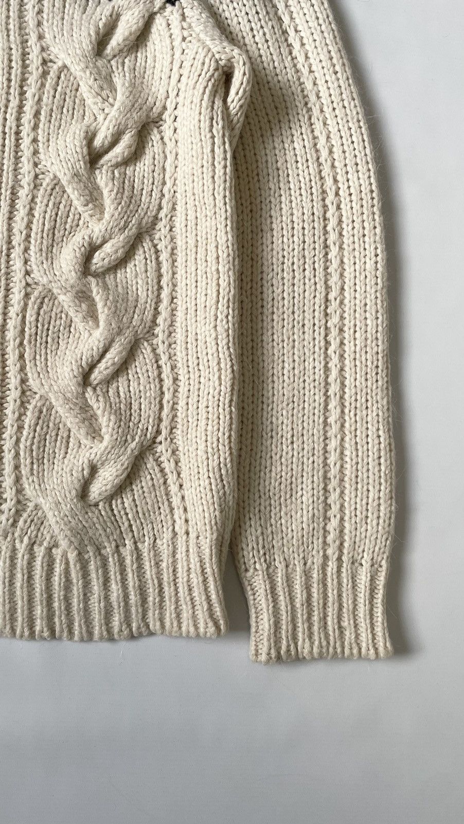 Dries Van Noten Colourblock Alpaca ‘Aran’ Knit Sweater Size US M / EU 48-50 / 2 - 9 Thumbnail
