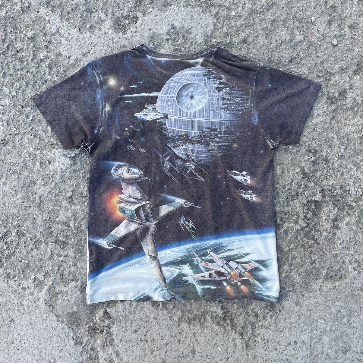 Star Wars × Vintage Vintage T-shirts Star Wars Overprint Style USA 00s Y2K Size US L / EU 52-54 / 3 - 2 Thumbnail