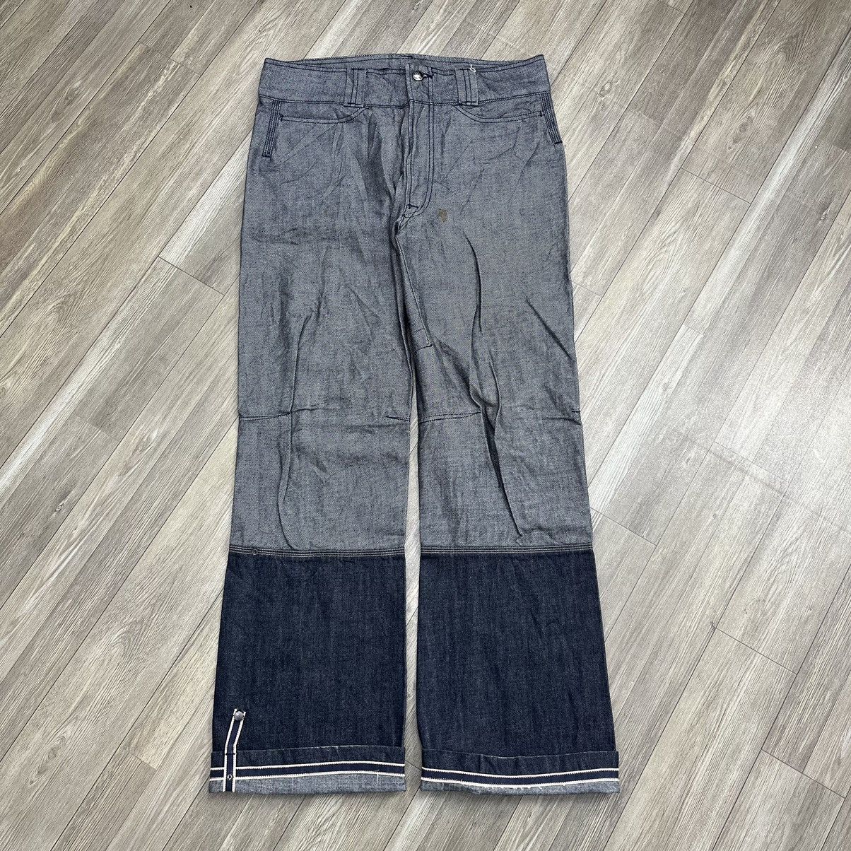 Japanese Brand × Marithe + Francois Girbaud Rare🔥 Marithe Francois Girbaud Multi layer Selvedge Denim Size US 33 - 1 Thumbnail