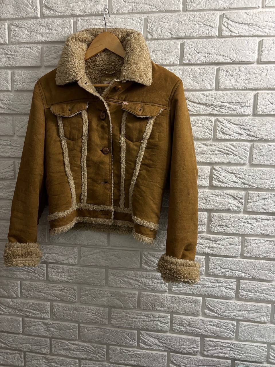Miss Sixty Miss Sixty vintage Y2K faux fur washed Sherpa jacket Size L / US 10 / IT 46 - 4 Thumbnail