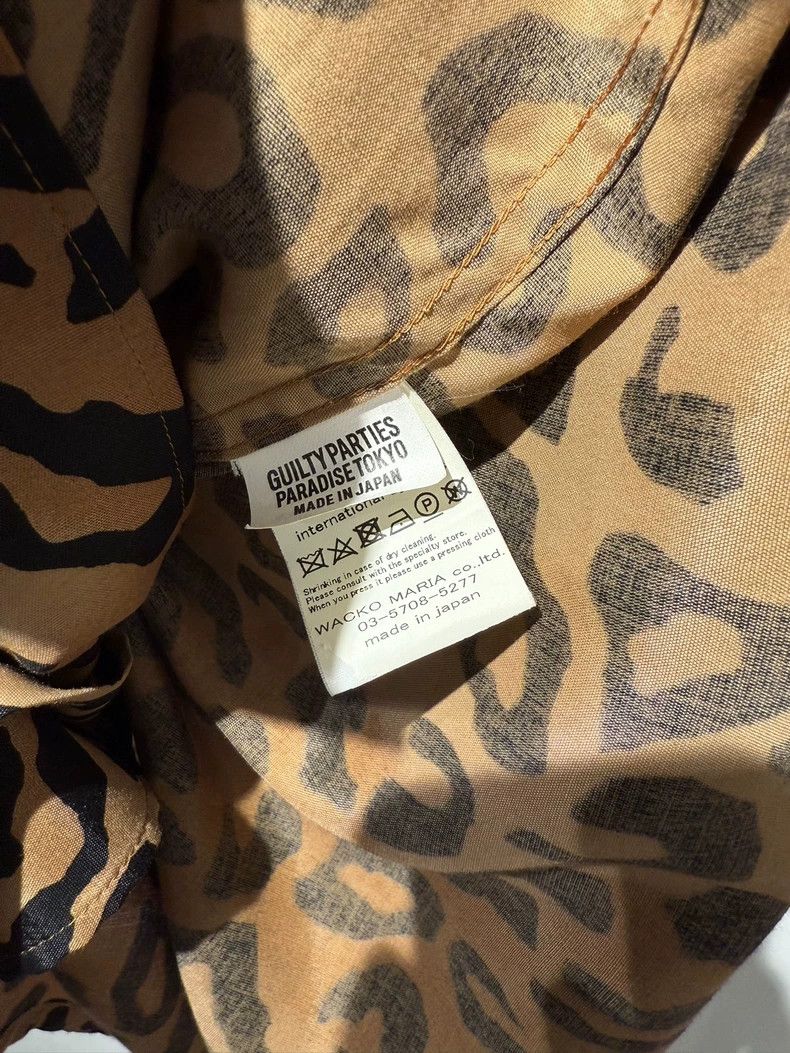 Wacko Maria WACKO MARIA Leopard Print Hawaiian Short Sleeve Shirt, Sil Size US XL / EU 56 / 4 - 9 Thumbnail