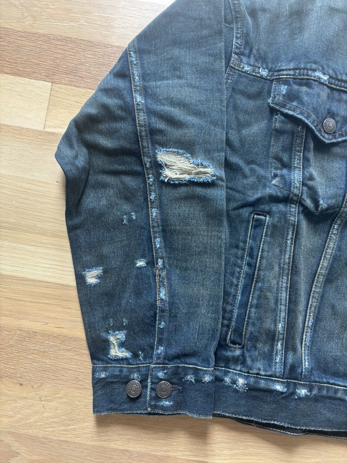 Gap × Madhappy Gap x MadHappy Sand-Washed Denim Trucker Jacket Size US XL / EU 56 / 4 - 3 Thumbnail