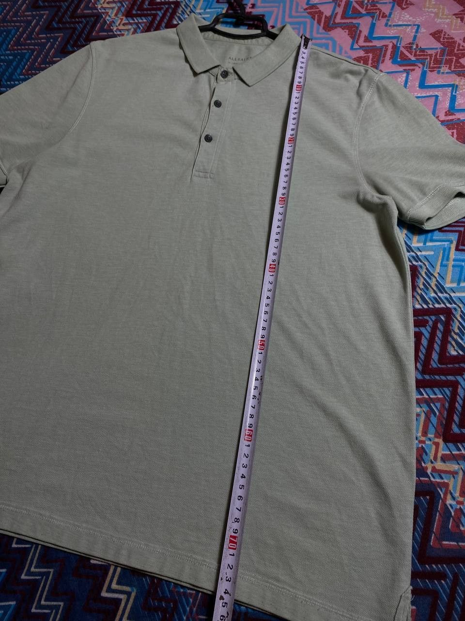 Allsaints × Vintage Allsaints Designer Luxury Polo Shirt Size US XXL / EU 58 / 5 - 12 Thumbnail