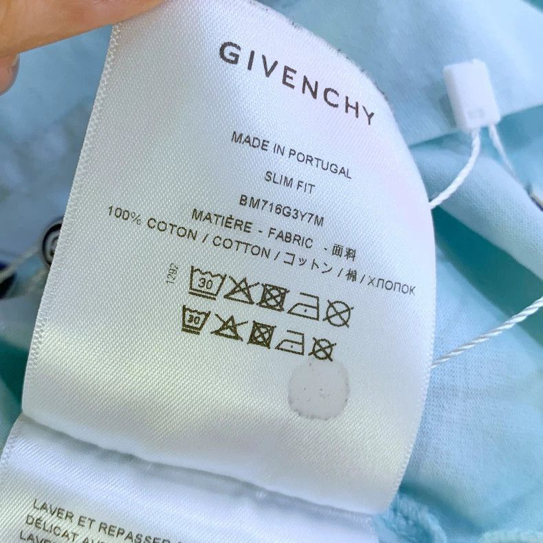 Givenchy Givenchy 98/100 New Authentic T-Shirt (Blue Men's Wear) Size US L / EU 52-54 / 3 - 5 Thumbnail