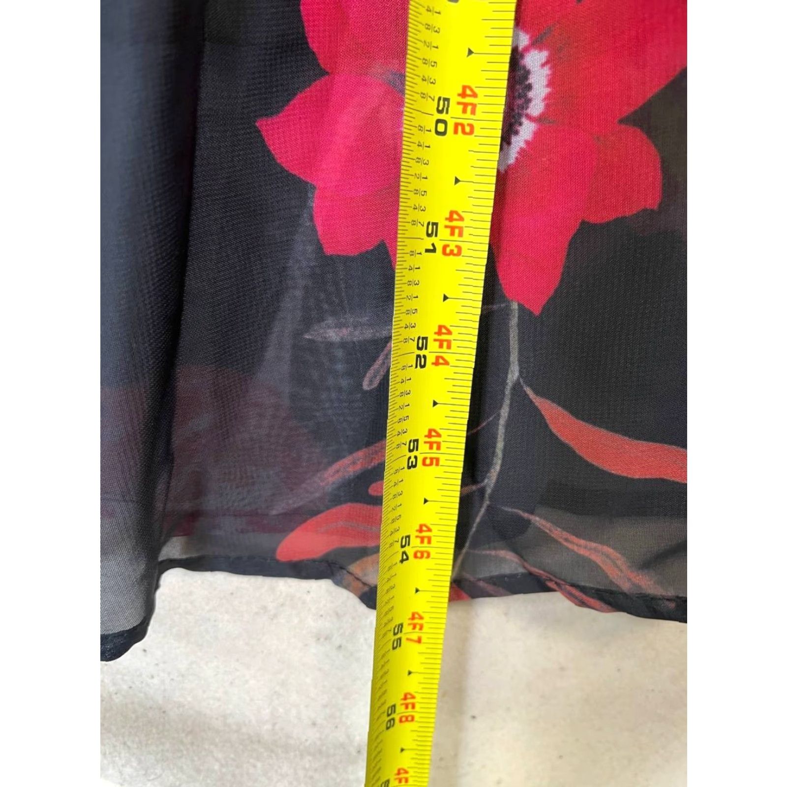 After Six Oc Order Plus Dress Womens One Shoulder Belted Floral A Line Size M See Pics Size M / US 6-8 / IT 42-44 - 4 Thumbnail