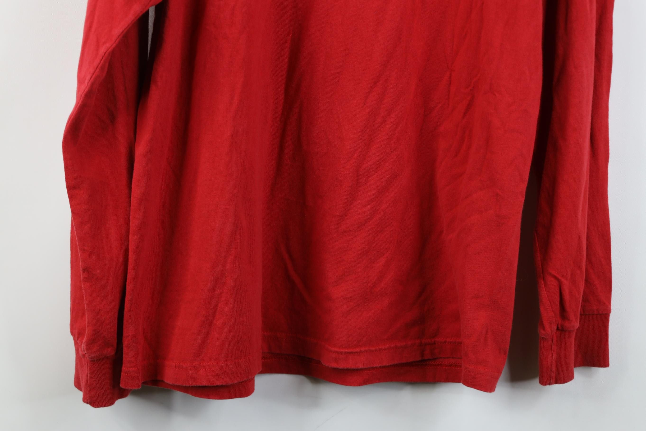 Nike Vintage Y2K Nike Scott Center Swoosh Long Sleeve T-Shirt Red Size US S / EU 44-46 / 1 - 13 Thumbnail