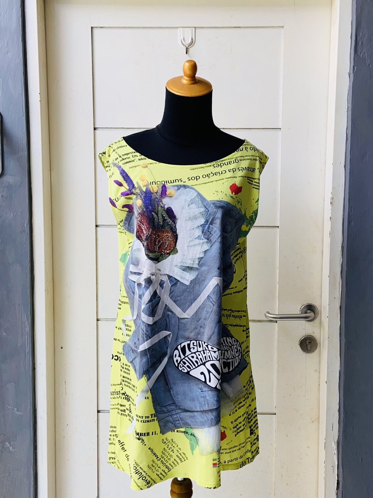 Designer RITSUKO SHIRAHAMA Sleeveless Dress Size M / US 6-8 / IT 42-44 - 1 Thumbnail