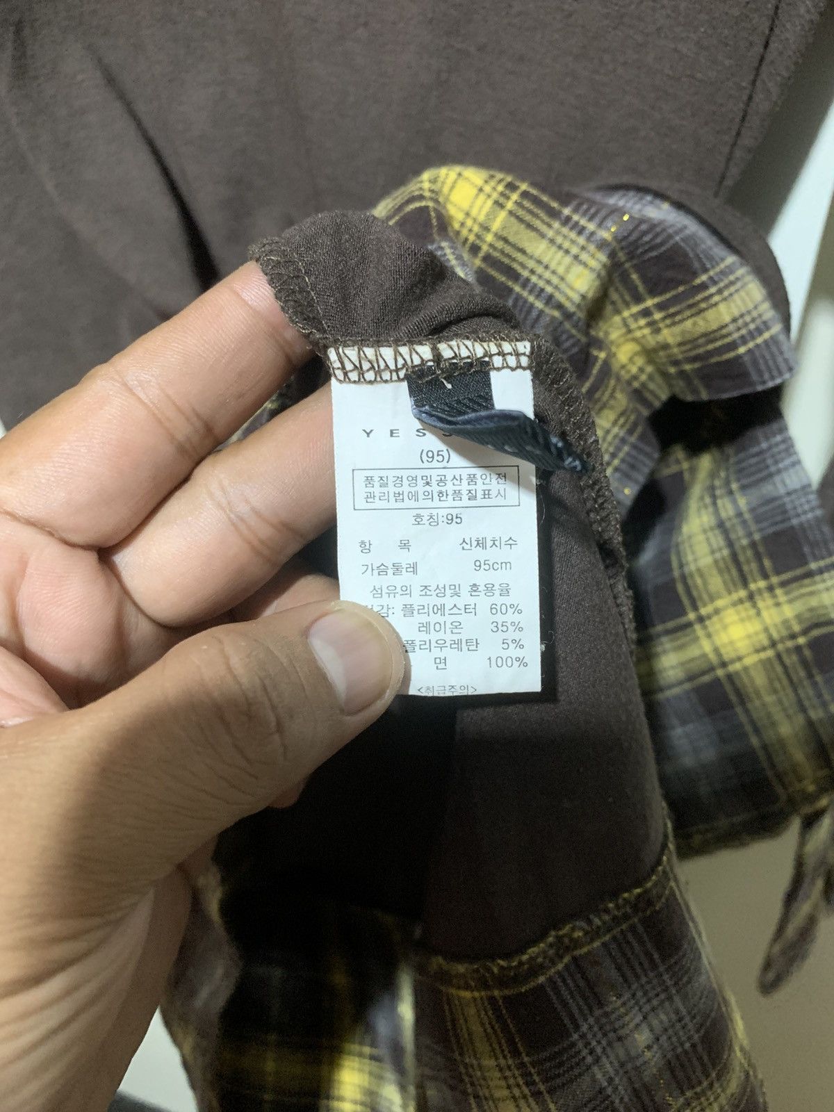 Japanese Brand Japanese Double Layer Flannel Grunge Punk Style Tee Shirt Size US L / EU 52-54 / 3 - 6 Thumbnail