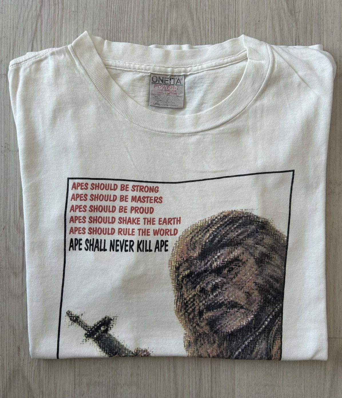 Bape VERY RARE OG 1995 A BATHING APE ASNKA MILITIA TEE Size US L / EU 52-54 / 3 - 1 Thumbnail