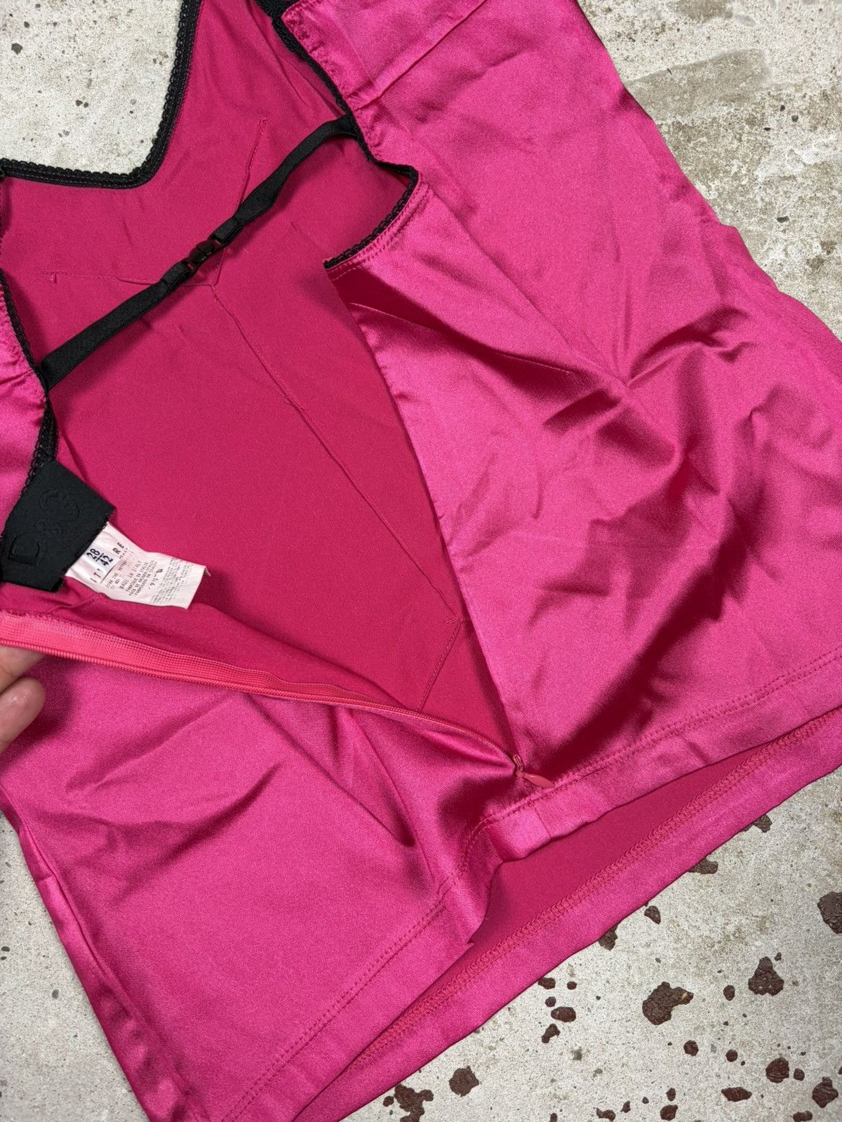 Dolce & Gabbana Vintage Y2K Dolce & Gabbana Fuchsia Cami Top Bustier Corset Size M / US 6-8 / IT 42-44 - 11 Thumbnail