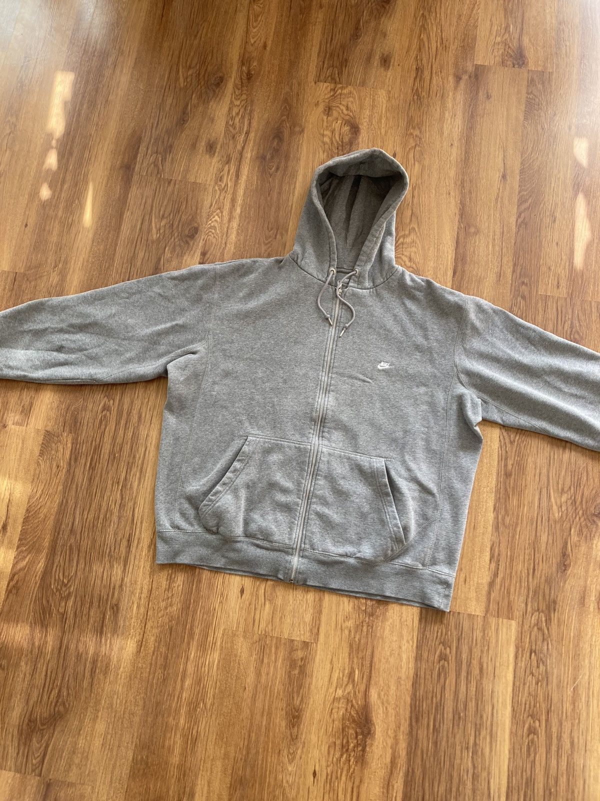 Nike Vintage zip hoodie sweatshirt nike XXL y2k uk drill drip Size US XXL / EU 58 / 5 - 4 Thumbnail