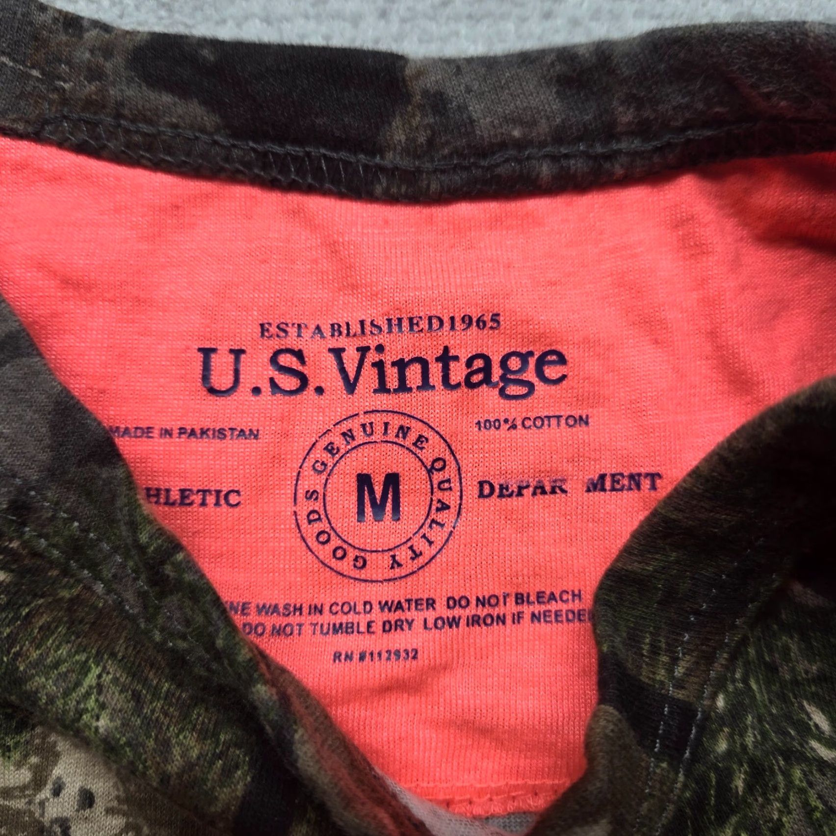 Greats Unbranded Shirt Men Multicolor Great Smoky Mountains Camo Tee T-Shirt Tank Top M Medium Graphic Print All Seasons 1990s-Theme Mountains Size US M / EU 48-50 / 2 - 3 Thumbnail