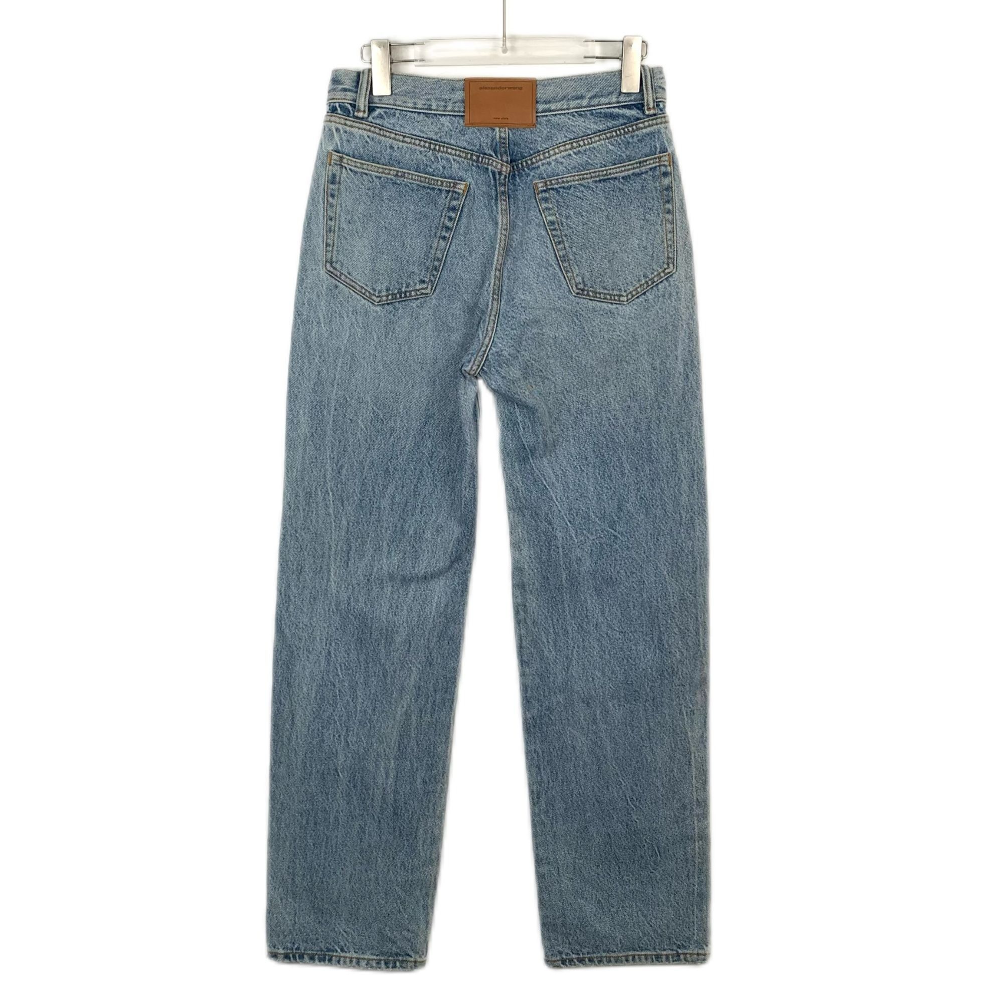 Alexander Wang Alexander Wang Womens High-Waisted Straight-Leg Jeans Size 26" / US 2 / IT 38 - 8 Thumbnail